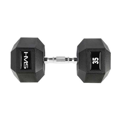 HMS PREMIUM 35 KG HEXAGONÁLNÍ JEDNORUČKA – hexagonální jednoruční činka