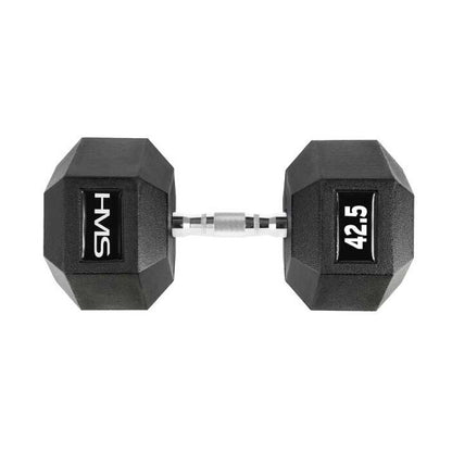 HMS PREMIUM 42,5 KG HEXAGONÁLNÍ JEDNORUČKA – hexagonální jednoruční činka
